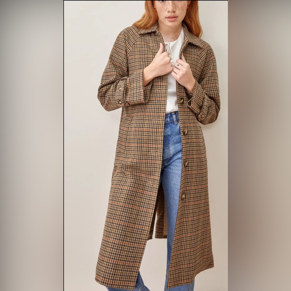 Reformation Edinburgh Pea Coat/ Trench